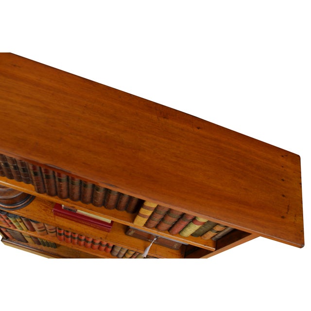 Early 20th Century Mahogany Open Bookcase, 1920s For Sale - Image 14 of 16