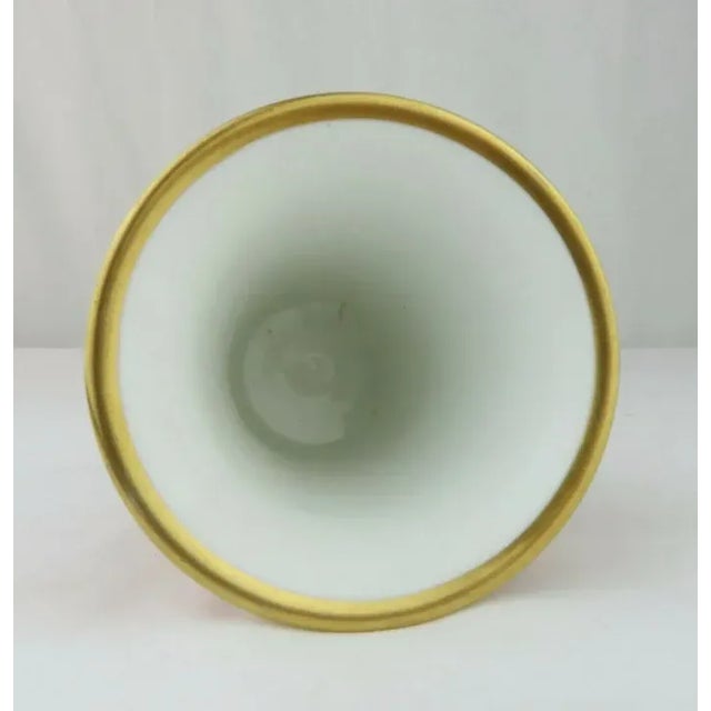 Red Antique 1810 Spode Porcelain Tomato Red Vase with Neoclassical Term Handles For Sale - Image 8 of 10