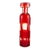Vintage Murano Fratelli Toso Ruby Red Bands Plaid Pattern Italian Art Glass Bottle Decanter For Sale