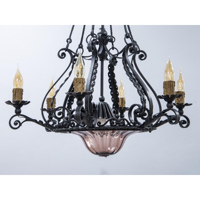 Liberty Chandelier by Alessandro Mazzucotelli, 1890s For Sale - Image 14 of 16
