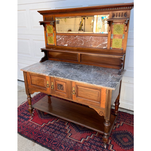 This beautifully crafted piece was made on the East Coast of the United States between 1870 and 1890. It has handmade...