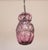 Metal Plum Colour Venetian Lantern, Seguso Murano Glass, Italy, 1950s For Sale - Image 7 of 10