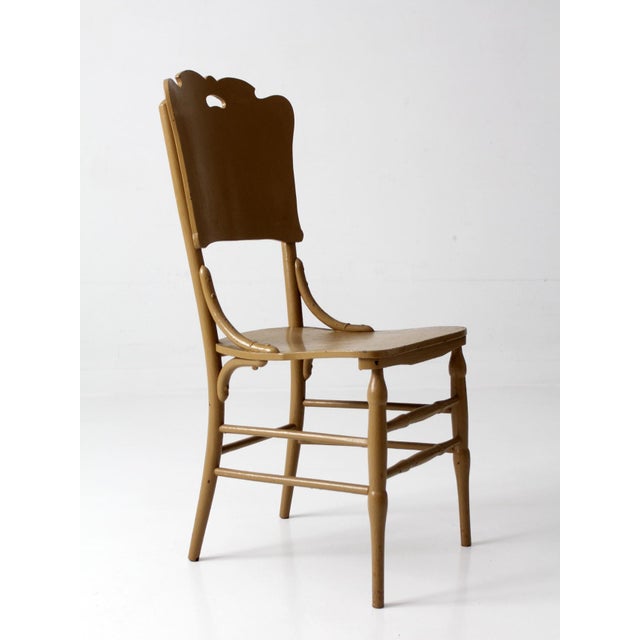 Antique 19th Century American Wood Dining Chair For Sale - Image 13 of 15