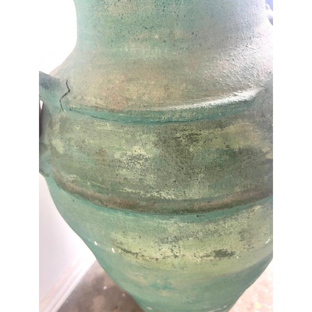 Distressed Italian Ceramic Urns, Glazed Finish, 1930s Roman Style For Sale - Image 17 of 17