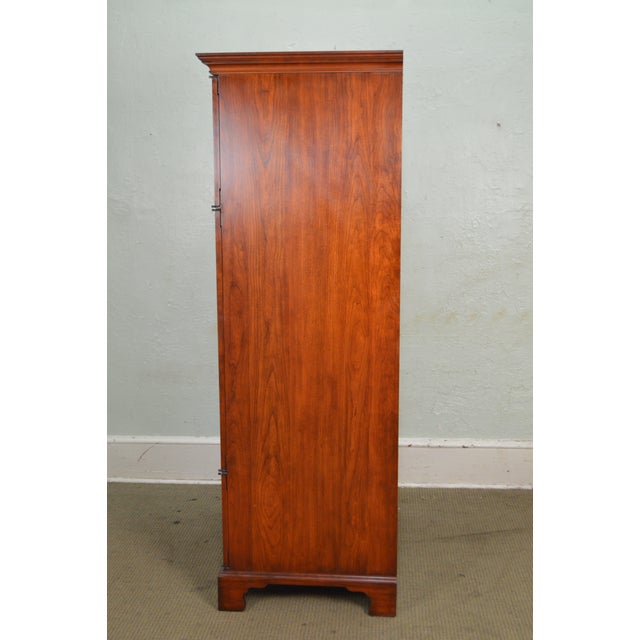 Henkel Harris Solid Cherry Large Media Armoire Chairish