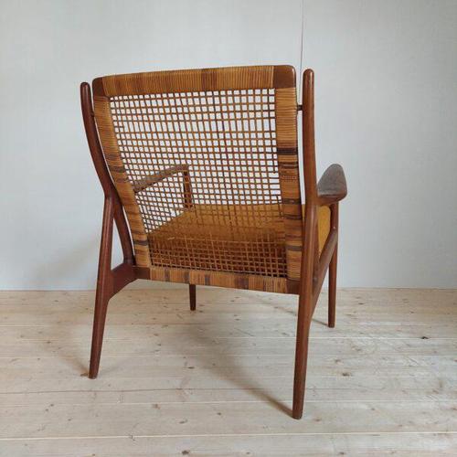 Teak Armchair by Erik Andersen and Palle Pedersen for Horsnaes Møbler, Denmark, 1950s For Sale - Image 5 of 7