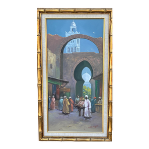An Orientalist Egyptian Street Painting