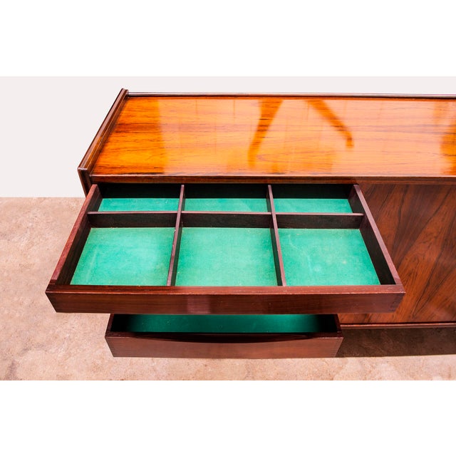 Brown Danish Sideboard in Palisander, 1960s For Sale - Image 8 of 10