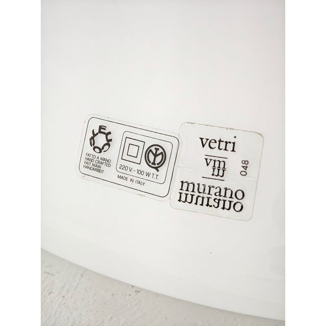 Giusto toso made by leucos, italy, circa 1970. "rio" table lamp with one e27 bulb, conical body in milky glass with a...