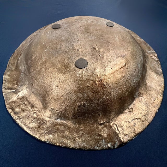 Mid-Century Modern Brutalist Cast Volcano Centerpiece Bowl For Sale - Image 9 of 11