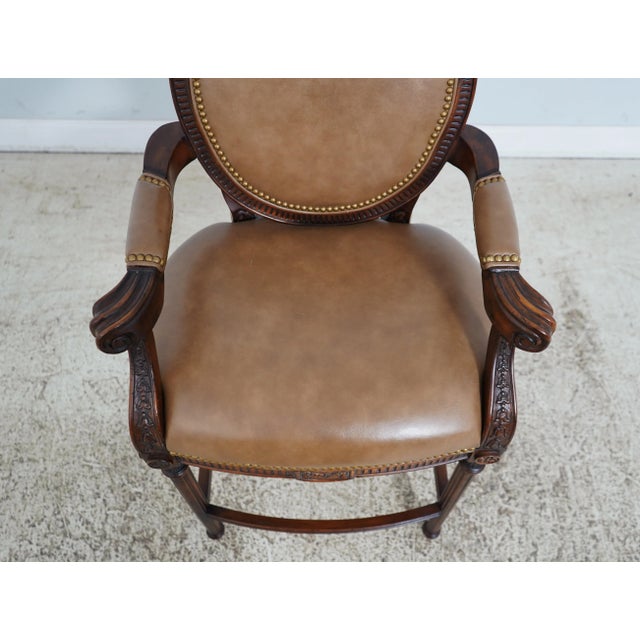 Pair French Louis XV Style Counter Bar Chairs For Sale In Philadelphia - Image 6 of 12