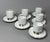 Vintage Porcelain Tea Set, Set of 6 For Sale - Image 3 of 12