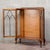 Small English Display Cabinet with Curved Doors and Glass, 1920 For Sale - Image 3 of 9