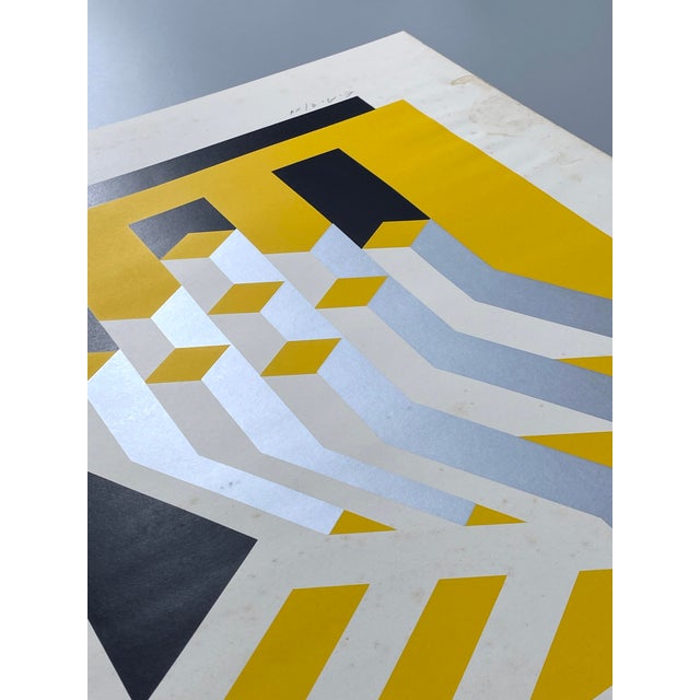 Otto Herbert Hajek, Abstract Composition, 1970, Screenprint For Sale - Image 9 of 13