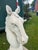 Vintage Hollywood Regency Concrete Horse Head Bust Sculpture Monumental Pedestal For Sale - Image 10 of 14