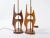 Brown Midcentury Sculptural Teak Lamps For Sale - Image 8 of 9