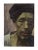 Paint Vintage Oil Painting Portrait of Man in Shadows Wearing a Turban For Sale - Image 7 of 7