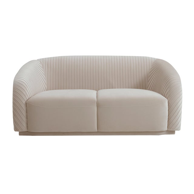 A perfect fusion of fashion and comfort, the Yara loveseat from Inspire Me! Home Decor and TOV, is upholstered in plush...