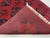 Red & Navy Blue Geometric Tribal Wool Runner Rug, 2'7" X 12'6" For Sale - Image 13 of 13