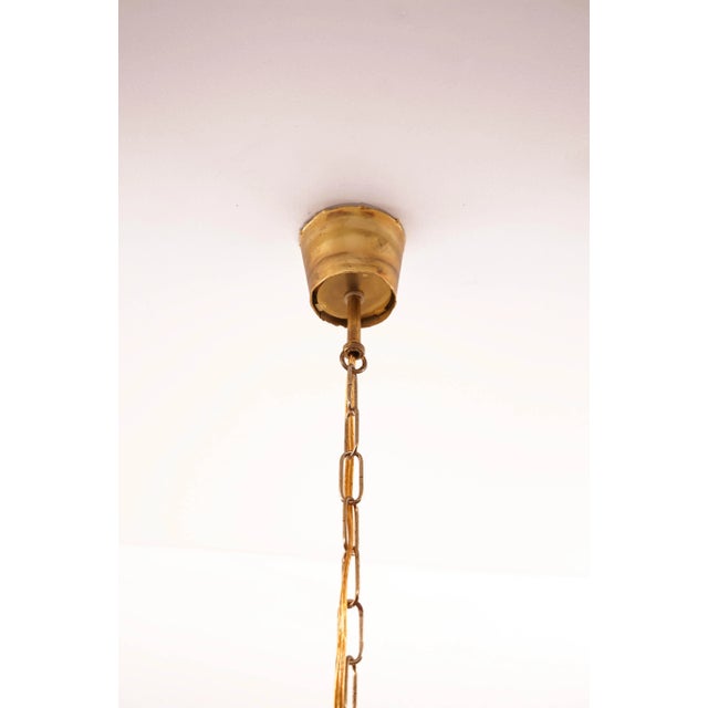 Brass Pendant Lamp by Svend Aage Holm Sørensen for Holm Sørensen & Co, 1960s For Sale - Image 9 of 10