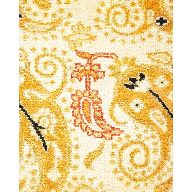 Contemporary Eclectic Collection Hand-Knotted Area Rug - Ivory Collection 8' 1" x 10' 3" For Sale - Image 3 of 9