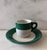 Mid 20th Century Set of 4 Shenango Pottery Espresso Cups and Saucers - 8 pcs For Sale - Image 4 of 10