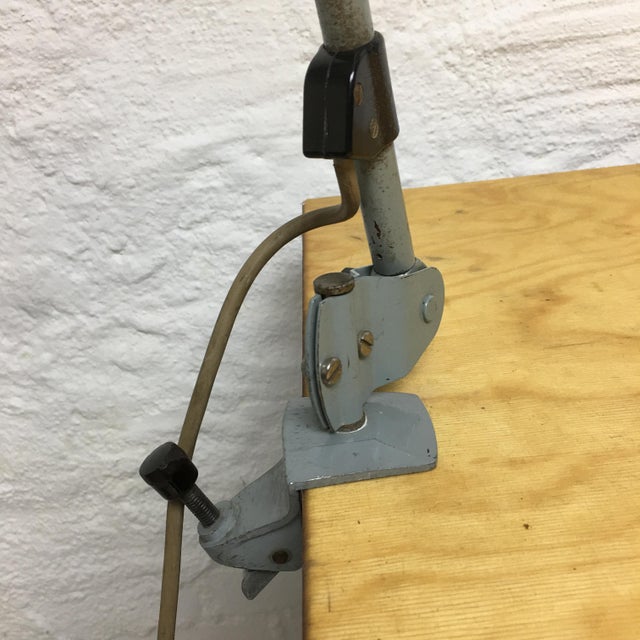 Clamp Lamp by Curt Fischer for Midgardleuchten Auma, 1950s For Sale - Image 9 of 10