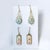 Late 20th Century Late 20th Century Vintage Hand Painted European Folk Art Filigree Drop Earrings, A Pair For Sale - Image 5 of 5