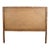 Wrapped Rattan and Woven Rattan Queen Headboard For Sale