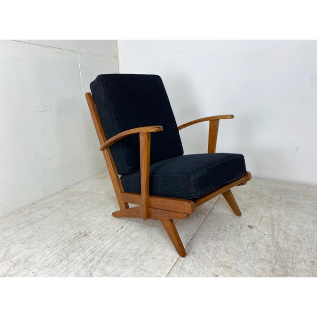 Vintage Modernist Easy Chair, 1950s For Sale - Image 6 of 8