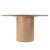 Spritely Home Accent Furniture Kersten 54 In. W Round Wood Single Pedestal Base Dining Table, Light Driftwood For Sale - Image 4 of 6