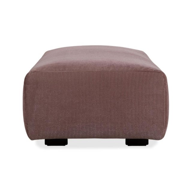 Set of Fabric Corduroy Moss Three-Seater Sofa and Ottoman in Pink Mauve Sofa from COR For Sale - Image 13 of 14