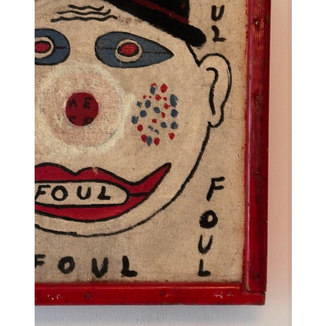 American Antique Foul Mouthed Clown " Shoot Out" Gameboard For Sale - Image 3 of 5