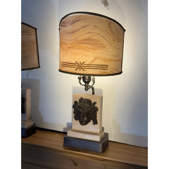 1950s Neoclassical Boudoir Lamps - a Pair For Sale - Image 9 of 9