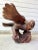1979s Vintage Wooden Carved Americana Federal Eagle Large Figurine Statue For Sale In Dallas - Image 6 of 11