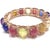 Bochic "Capri" Natural Ruby, Sapphire & Peridot Bracelet Set 18K Gold & Silver For Sale - Image 4 of 18