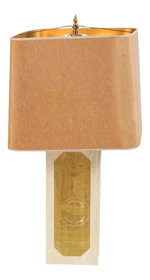 Marble Table Lamp by Georges Mathias, 1970s
