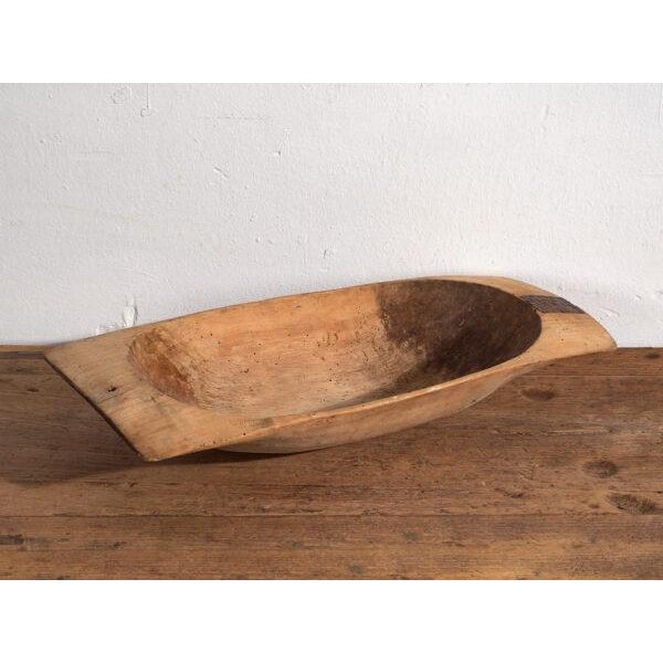 Small Antique Wooden Bowl For Sale - Image 6 of 7