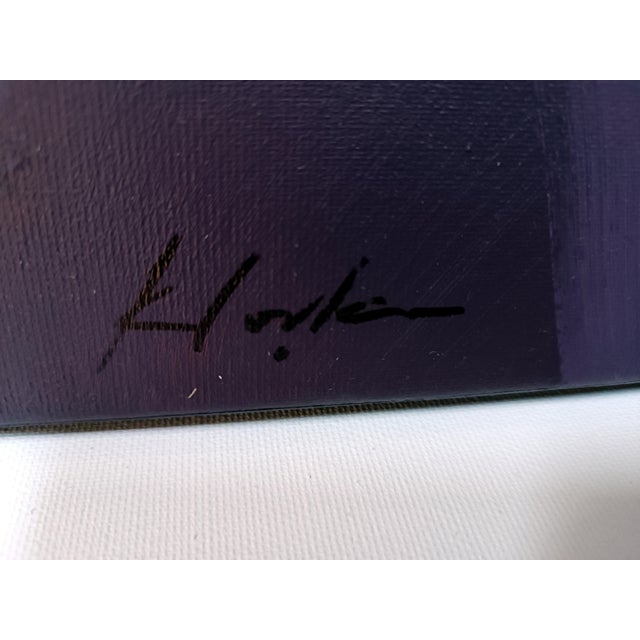 Contemporary Ovidiu Kloska, Still Life with the Scent of Lilac and Spring Wind, Acrylic on Canvas For Sale - Image 3 of 6