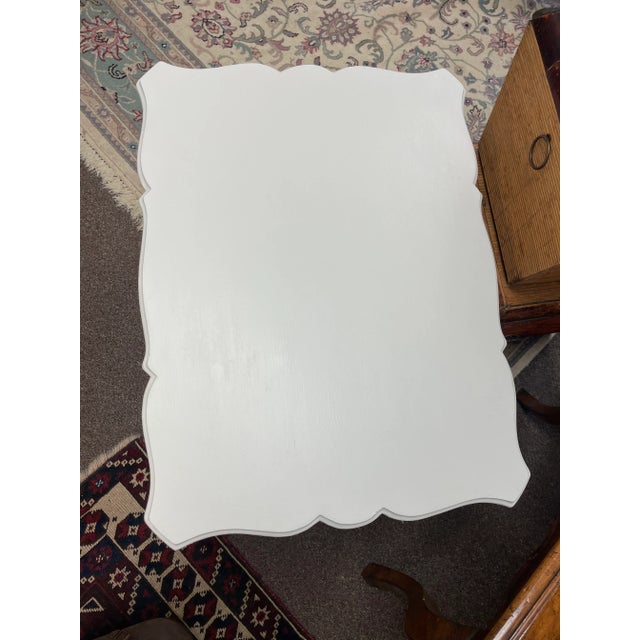 Wood Mid 20th Century Louis XV Style Side Table For Sale - Image 7 of 10