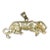 Vintage 14k Yellow Gold Black Enamel Tiger Pendant For Sale In Las Vegas - Image 6 of 8