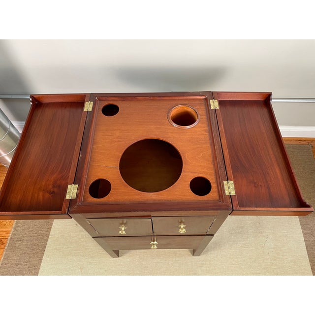 Late 18th Century Rosewood and Mahogany Night Table / Basin Stand For Sale - Image 11 of 16