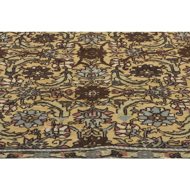 Vintage Turkish Oushak Rug - 05'03 X 09'07 For Sale - Image 11 of 13