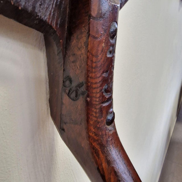 Wood Handmade Wooden Shovel with Engraved Initials For Sale - Image 7 of 10