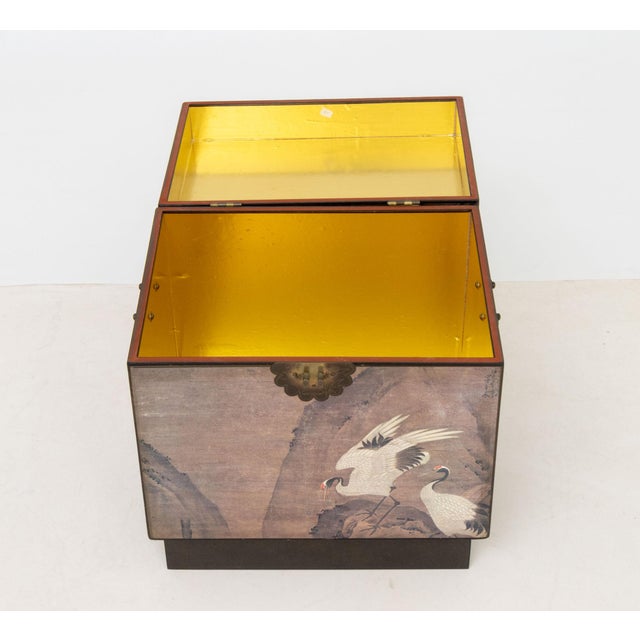Chinese Crane and Bird Motif Chest For Sale In New York - Image 6 of 9