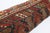 Early 20th Century Antique Decorative Multi Color Tone Persian Rug Pillow Cushion Cover -16'' X 44'' For Sale - Image 5 of 10