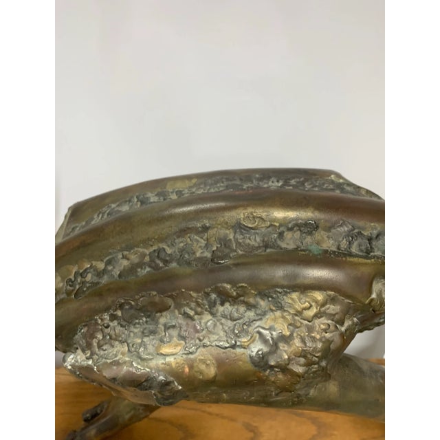 Wood Vintage Abstract Bird Sculpture For Sale - Image 7 of 9
