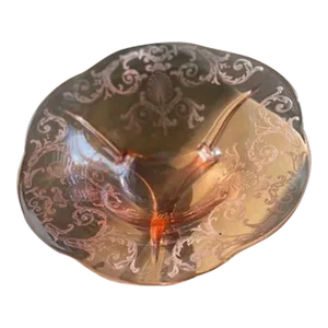 1920s Fostoria Pink Centerpiece Bowl