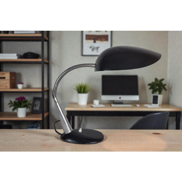 Black Vintage Desk Lamp from Cosack, 1950s For Sale - Image 8 of 8