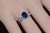 Early 21st Century Gia Certified Natural 3.61cts VVS E Diamond Royal Blue Sapphire 950 Platinum 3 Stone Ring, Size 6.5 For Sale - Image 5 of 15